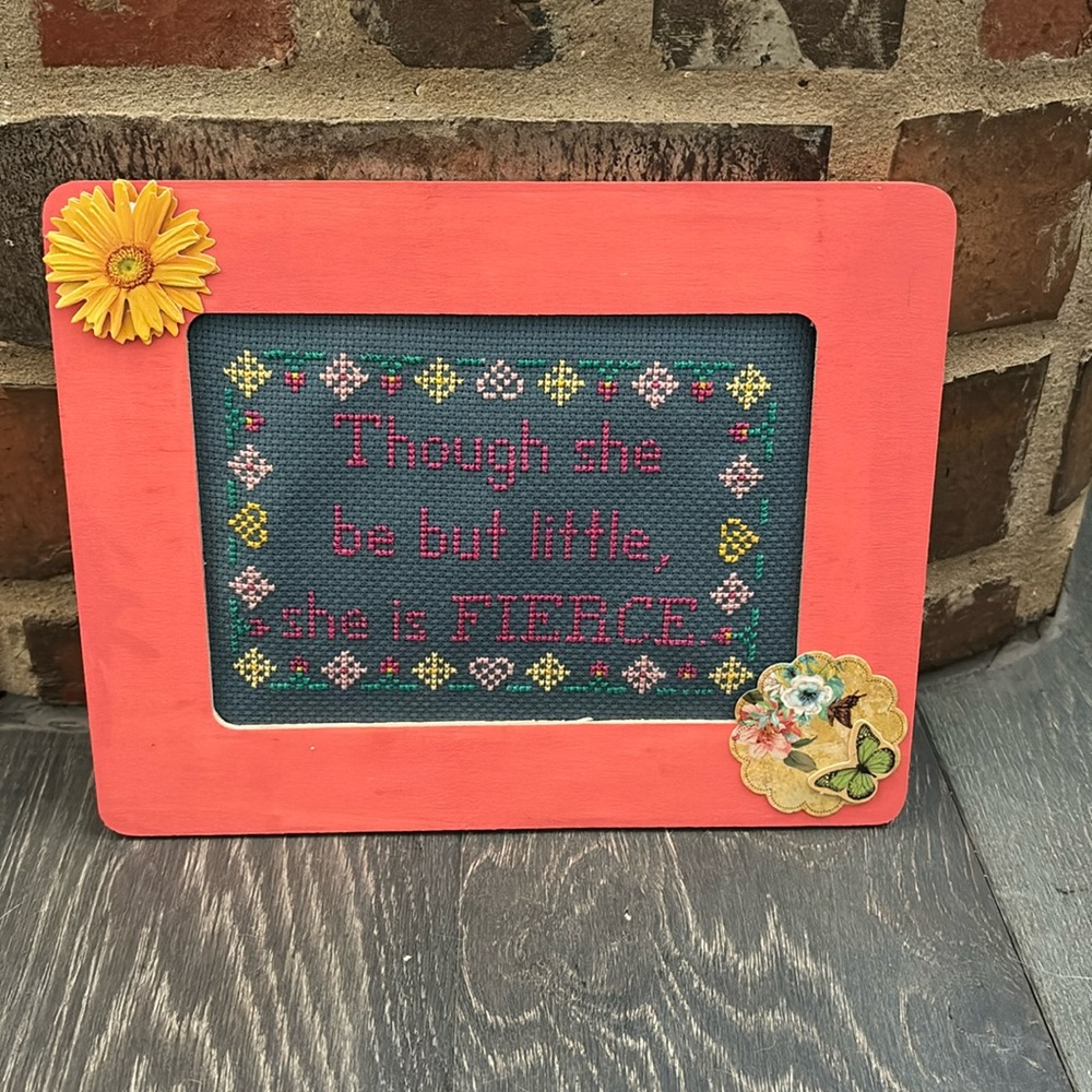 COPY - Hand crafted cross stitch